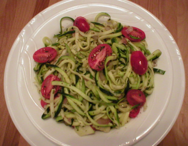 Zucchini with Italian Herbs and Tomatoes